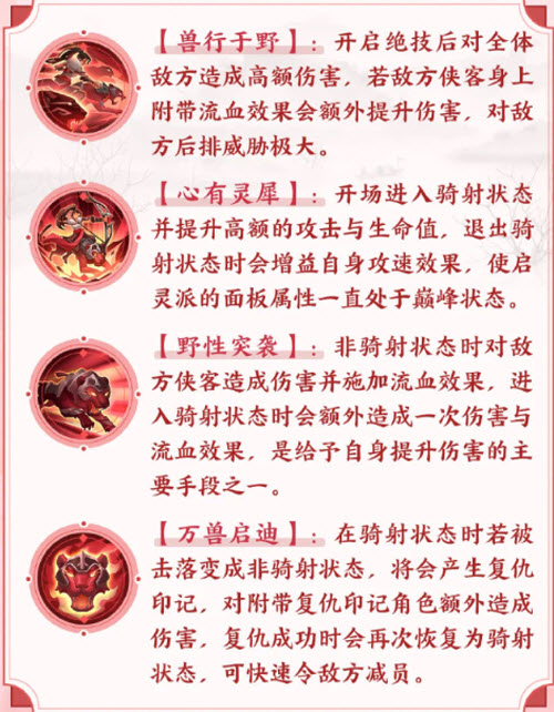 《武林闲侠》启灵派技术强度一览