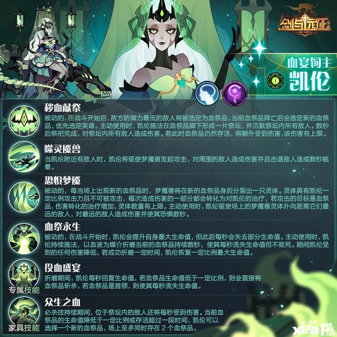 《剑与远征》血宴饲主凯伦怎么样？血宴饲主凯伦技术强度阐明