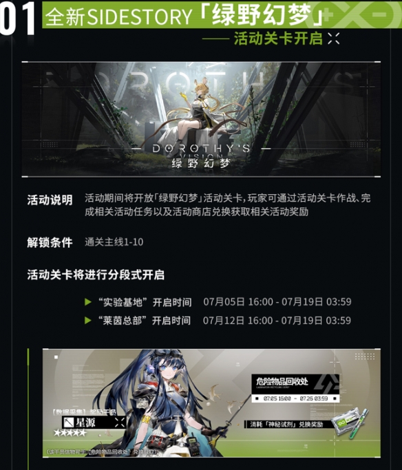 《嫡方舟》绿野幻境新勾当内容一览，绿野幻境新勾当怎么样