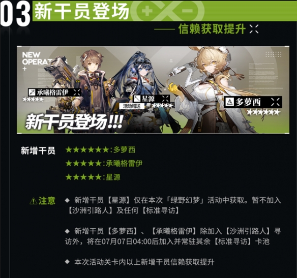 《嫡方舟》绿野幻境新勾当内容一览，绿野幻境新勾当怎么样