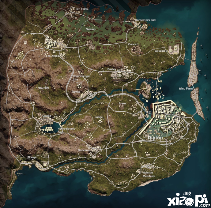 《绝地求生》18.2版本抢先体验新舆图帝斯顿!