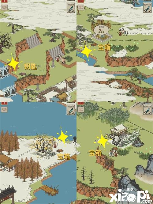 《江南百景图》徽州府探险歙县双鲤钥匙宝箱在哪？徽州府探险歙县双鲤钥匙宝箱位置大全