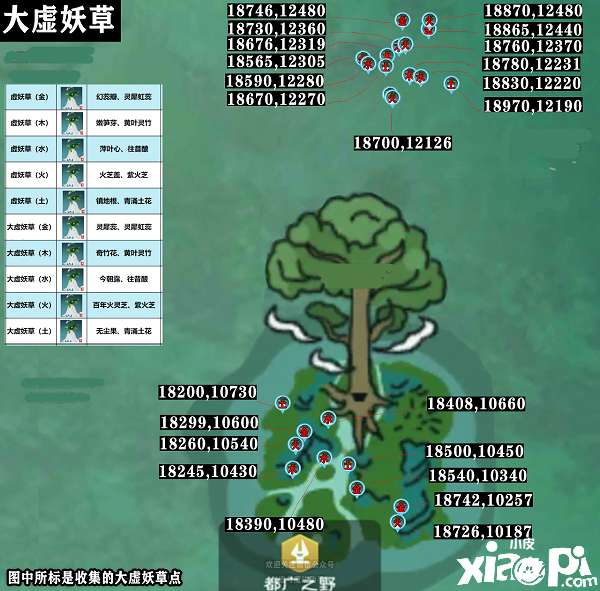 《缔造与邪术》大虚妖草漫衍在那边？大虚妖草位置漫衍图大全
