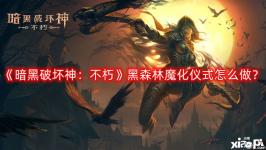 《暗黑破坏神:不朽》黑森林魔化仪式怎么做?黑森林魔化仪式奇遇攻略