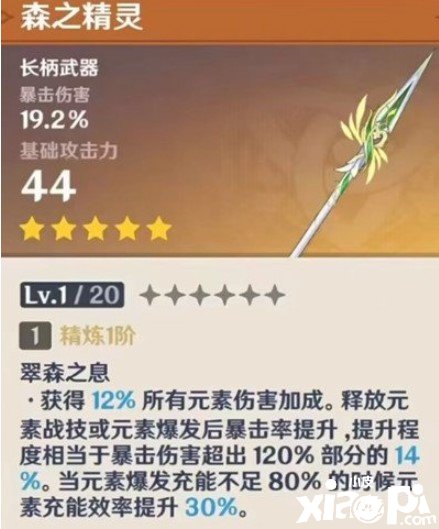 《原神》森之精灵怎么样？森之精灵属性一览